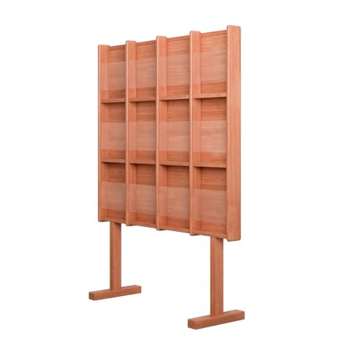 dP3sQ8mXjN Bodenstehender Zeitschriftenständer Boden-Zeitschriftenständer Massivholz Lesebücherregal Display Rack Kreative Boden Zeitung CD(Cherry) von dP3sQ8mXjN