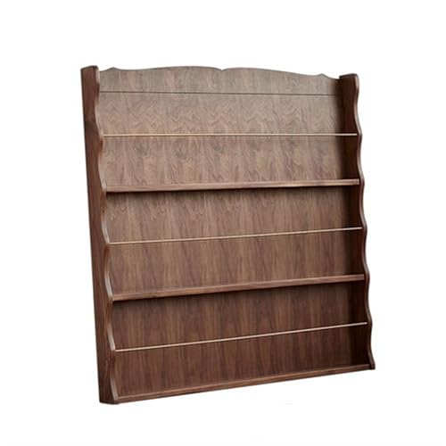 dP3sQ8mXjN Bodenstehender Zeitschriftenständer Breiter Zeitungsständer mit 3 Fächern – aus Holz, Aufbewahrungshalter, stehender for Bücher, Zeitungen, Wohnzimmer, Büro, Heimdekoration, Walnuss von dP3sQ8mXjN