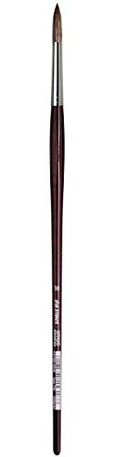 da Vinci Oil & Acrylic Serie 7795 Grigio Malpinsel, rund, synthetisch, Bordeaux, ergonomischer Griff, Größe 10 von DA VINCI