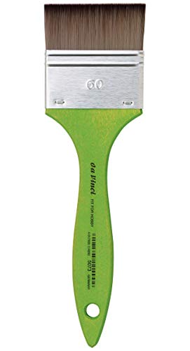 da Vinci, FIT Synthetics, Serie 5073, Modler (breit), Acryl, Aquarell, Öl, Für Leinwand, Metall, Papier, Stoff, Holz, Grundieren, Kurzstiel, Made in Germany, Größe 60 von da Vinci