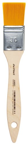 da Vinci Student Serie 5076 Junior Malerpinsel Melierpinsel flach elastisch Synthetik mit lackiertem Nicht rollendem Griff Größe 30 von DA VINCI