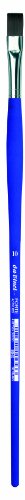 da Vinci Student Serie 8640 Forte Acrylpinsel, Flacher Synthetikpinsel mit rutschfestem blauem Griff, Größe 10 von DA VINCI