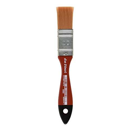 da Vinci Watercolor Series 5080 Größe 20 - CosmoTop Spin Ultimate Wash Synthetik mit rotem Griff - 20 mm Breite - Made in Germany von da Vinci Brushes