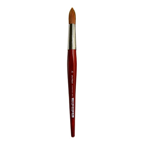 da Vinci Watercolor Series 5580 CosmoTop Spin Pinsel, runder Synthetikpinsel mit rotem Griff, Größe 26 (5580-26) von da Vinci Brushes