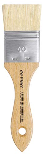 da Vinci Lack- & Grundierungsserie 2475 Melierpinsel, mittlere Schweineborsten mit naturlackiertem Griff, Größe 40 (2475-40) von da Vinci Brushes
