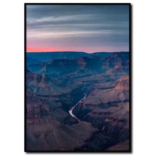 Wandbild Grand Canyon | 50 x 70 cm Hochformat | Bild mit Rahmen schwarz | groß XXL | Wohnzimmer Schlafzimmer Büro Flur Wandbild Grand Canyon | 50 x 70 cm Hochformat | Bild mit Rahmen schwarz | groß XXL | Wohnzimmer Schlafzimmer Büro Flur von daazoo
