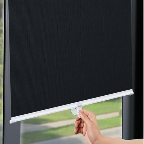 Dachfenster Rollo Saugnapf Sonnenschutz Ohne Bohren,Einziehbare Verdunkelungs Für Fenster,Temporäre Jalousien,Tragbare Wärmeisolierte Sichtschutzvorhänge,für Wohnzimmer,Schlafzimmer von dabin007