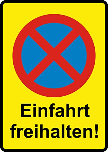 Daged Einfahrt Freihalten Aufkleber Parken Verboten Vinyl Schild Selbstklebende Karte Sticker TK- 033 von daged