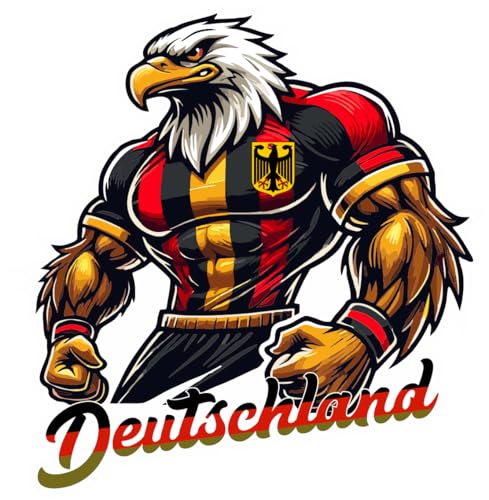 Deutschland Adler Aufkleber Muskelmotiv Autoaufkleber Wandsticker Laptop Sticker und Kinderzimmer Deko C-A6 Deutschland Adler Aufkleber Muskelmotiv Autoaufkleber Wandsticker Laptop Sticker und Kinderzimmer Deko C-A6 von daged