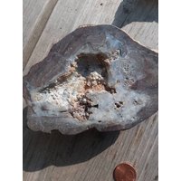 Achat Geodes Hälfte Mit Chalcedon/4 1/2 in X 3 In/339, 5 Gramm Achat Geodes Hälfte Mit Chalcedon/4 1/2 in X 3 In/339, 5 Gramm von daggerandcloak