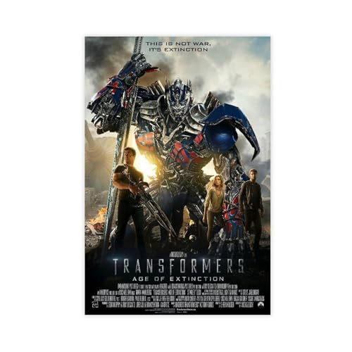 dagjcinw Leinwandposter Transformers Age of Extinction Schlafzimmer Dekor Landschaft Büro Zimmer Dekor Geschenk 30 x 45 cm von dagjcinw