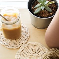 Rattan Untersetzer | Cane Weaving Boho Style von dahliadecoraz