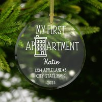 Meine Erste Wohnung Geschenk Glas Ornament #93 | Für Schwester Für Tochter Neue Neues Zuhause Zur Wohnungserwärmung Weihnachtsgeschenk von dailyblotsco