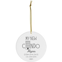 Meine Neue Eigentumswohnung Ornament #118 | Neues Zuhause Einweihungsparty Geschenk Weihnachtsgeschenk Keramik Ornamente von dailyblotsco