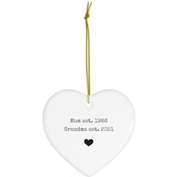 Mom Oma Est Andenken Geschenk #62 | Personalisierter Artikel Babymitteilung Baby-Dusche-Geschenk Für Keramik Ornamente von dailyblotsco