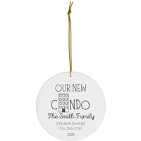 Ornament #30 | Paare Neue Wohnung Home Haus Der Familie Einweihungsparty Geschenk Weihnachtsgeschenk Keramik Ornamente von dailyblotsco