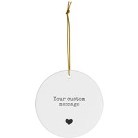 Wunschtext Ornament #144 | Personalisierte Geschenk Hochzeitsgeschenk Brautmutter Mutter Des Bräutigams Keramik Ornamente von dailyblotsco