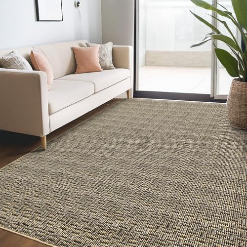 dainslef Großer Wohnzimmerteppich, modern, Solider Akzent, schmutzabweisend, für den Innenbereich, rutschfeste Matte für Schlafzimmer, Esszimmer, Heimbüro, Kamelfarben dainslef Großer Wohnzimmerteppich, modern, Solider Akzent, schmutzabweisend, für den Innenbereich, rutschfeste Matte für Schlafzimmer, Esszimmer, Heimbüro, Kamelfarben von dainslef