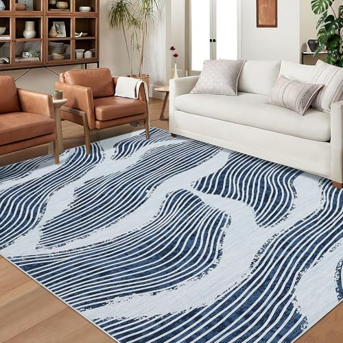 dainslef Großer Wohnzimmerteppich, waschbar, rutschfest, für den Innenbereich, weiche Kunstwolle, Überwurf, Teppiche für Schlafzimmer, fusselfrei, faltbar, dünner Akzentteppich für Esszimmer dainslef Großer Wohnzimmerteppich, waschbar, rutschfest, für den Innenbereich, weiche Kunstwolle, Überwurf, Teppiche für Schlafzimmer, fusselfrei, faltbar, dünner Akzentteppich für Esszimmer von dainslef