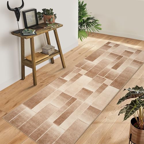 dainslef Moderner geometrischer Patchwork-Teppich für Wohnzimmer, Rockwood-Kollektion, Indoor-Teppiche für Schlafzimmer, Überwurf, Teppich, Bodendekoration für Eingangsbereich, Esszimmer, Büro von dainslef