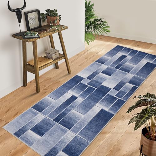 dainslef Moderner geometrischer Patchwork-Teppich für Wohnzimmer, Rockwood-Kollektion, Indoor-Teppiche für Schlafzimmer, Überwurf, Teppich, Bodendekoration für Eingangsbereich, Esszimmer, Büro von dainslef