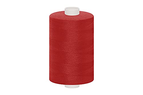 dalipo 27001 - Polyester Nähgarn 1000m, rot von dalipo