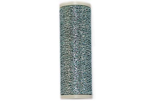 dalipo - Metallic-Garn, metallisiertes Stickgarn, 60m Spule, Farbe hellblau von dalipo