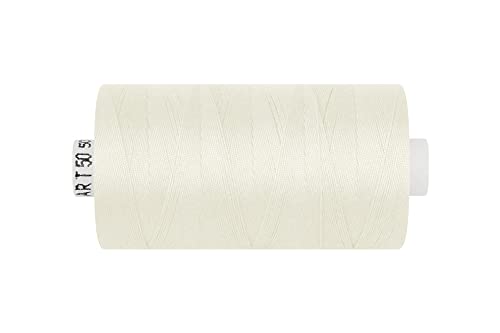 dalipo - Polyester Nähgarn, Stärke 50, Jeansgarn, 500m, creme von dalipo