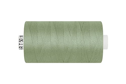 dalipo - Polyester Nähgarn, Stärke 50, Jeansgarn, 500m,grau-grün von dalipo