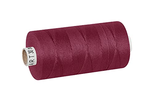 dalipo - Polyester Nähgarn Stärke 30, Polstergarn, 300m, bordeaux von dalipo