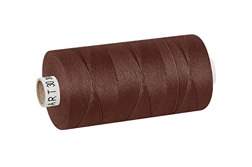 dalipo - Polyester Nähgarn Stärke 30, Polstergarn, 300m, rostbraun von dalipo