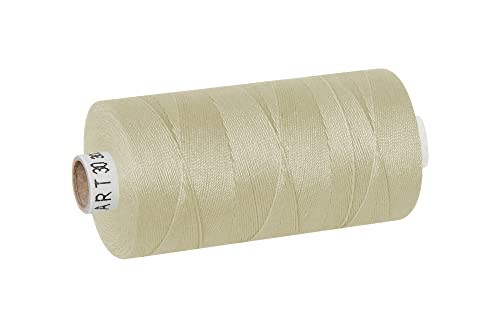 dalipo - Polyester Nähgarn Stärke 30, Polstergarn, 300m, beige von dalipo