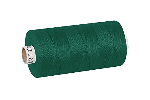 dalipo - Polyester Nähgarn Stärke 30, Polstergarn, 300m, dunkelgrün von dalipo