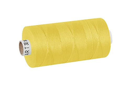 dalipo - Polyester Nähgarn Stärke 30, Polstergarn, 300m, gelb von dalipo