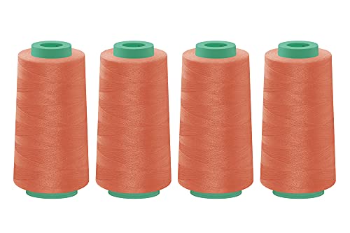 dalipo - Polyester Overlockgarn 4 x 2500m, apricot dalipo - Polyester Overlockgarn 4 x 2500m, apricot von dalipo