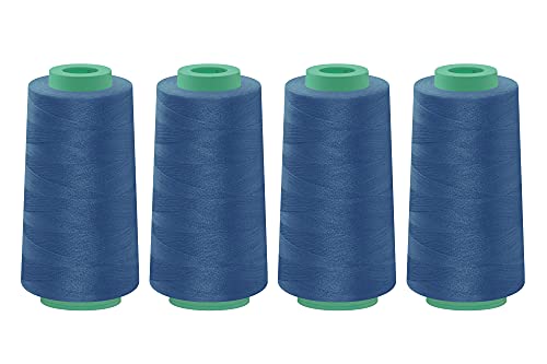 dalipo - Polyester Overlockgarn 4 x 2500m, blau dalipo - Polyester Overlockgarn 4 x 2500m, blau von dalipo