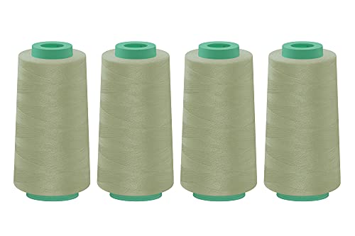 dalipo - Polyester Overlockgarn 4 x 2500m, grau-grün dalipo - Polyester Overlockgarn 4 x 2500m, grau-grün von dalipo