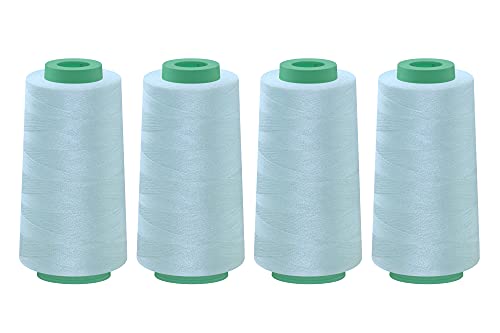 dalipo - Polyester Overlockgarn 4 x 2500m, hellblau dalipo - Polyester Overlockgarn 4 x 2500m, hellblau von dalipo