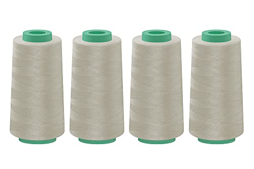 dalipo - Polyester Overlockgarn 4 x 2500m, hellgrau dalipo - Polyester Overlockgarn 4 x 2500m, hellgrau von dalipo