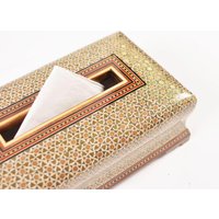 Luxurious Tissue Box, Handmade, Inlaid With Copper, Luxury Gift von damaschmagiceast