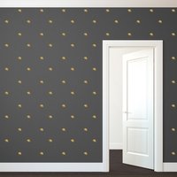 Ginkgo Blatt Muster - Wand Aufkleber Benutzerdefinierte Vinyl Kunst von danadecals