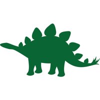 Kunst Aufkleber Für Die Wand - Stegosaurus The Stone Age von danadecals