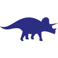 The Age Of Dinosaurs - Triceratops Vinyl Wandaufkleber von danadecals