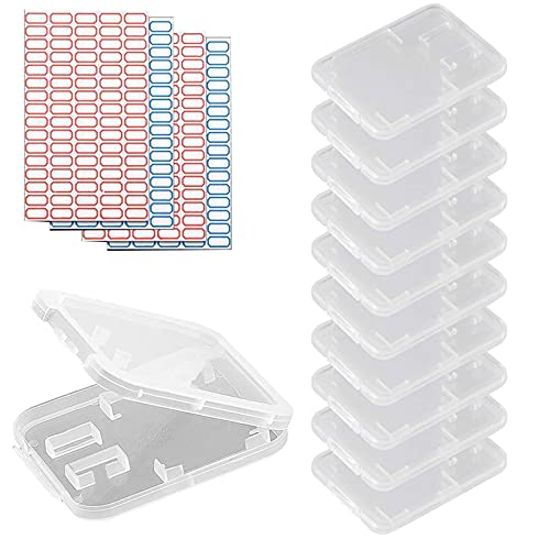 Dancepandas Speicherkarten Hülle 50PCS Speicherkarten Schutzbox Speicherkartenetui Memory Card Case für SD miniSD microSD und MMC Speicherkarten TF Karte, Wasserbeständig, Stoßfest von dancepandas