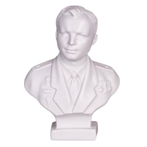 Sowjetischer Russischer Kosmonaut Juri Gagarin marmor Büste Statue Skulptur 11 cm von danila-souvenirs