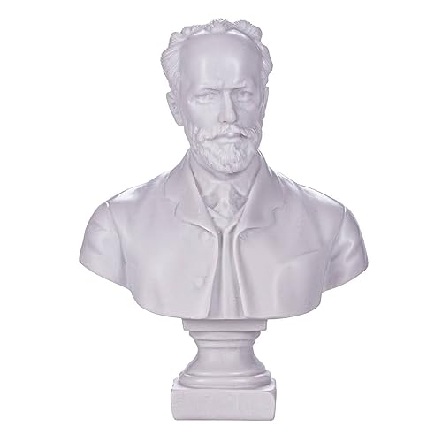 danila-souvenirs Russischer Komponist Pjotr Tschaikowski marmor Büste Statue Skulptur 19,5 cm von danila-souvenirs