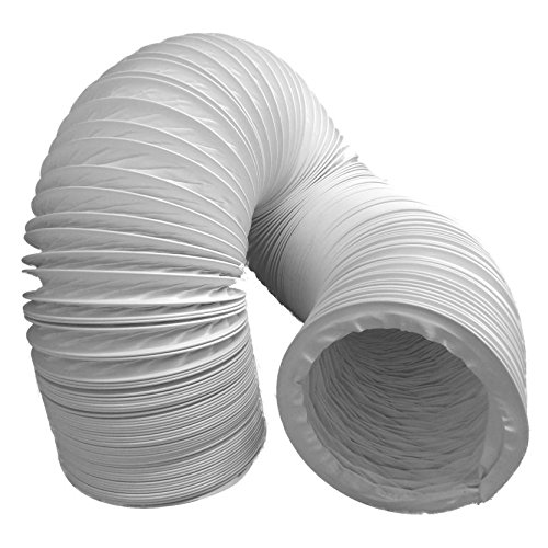 daniplus Abluftschlauch PVC flexibel Ø 100 / 102 mm, 4 m z.B. für Klimaanlagen, Wäschetrockner, Abzugshaube von daniplus