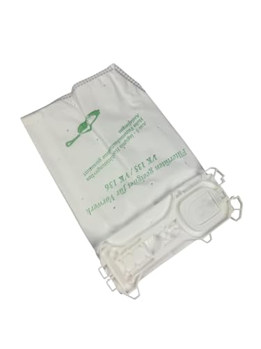daniplus© 118/24 Vlies Staubsaugerbeutel passend für Vorwerk Kobold VK135 VK136 FP135 VK 135 von daniplus