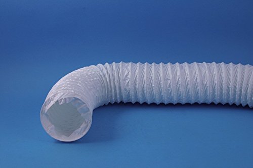daniplus© Abluftschlauch PVC flexibel Ø 125/127 mm, 3 m z.B. für Klimaanlagen, Wäschetrockner, Abzugshaube von daniplus