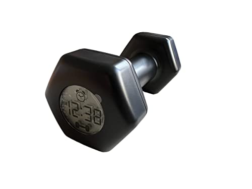 daniplus Hantel-Wecker ca.550g beleuchtetes LC-Display Fitnesstraining nach dem Aufwachen von daniplus